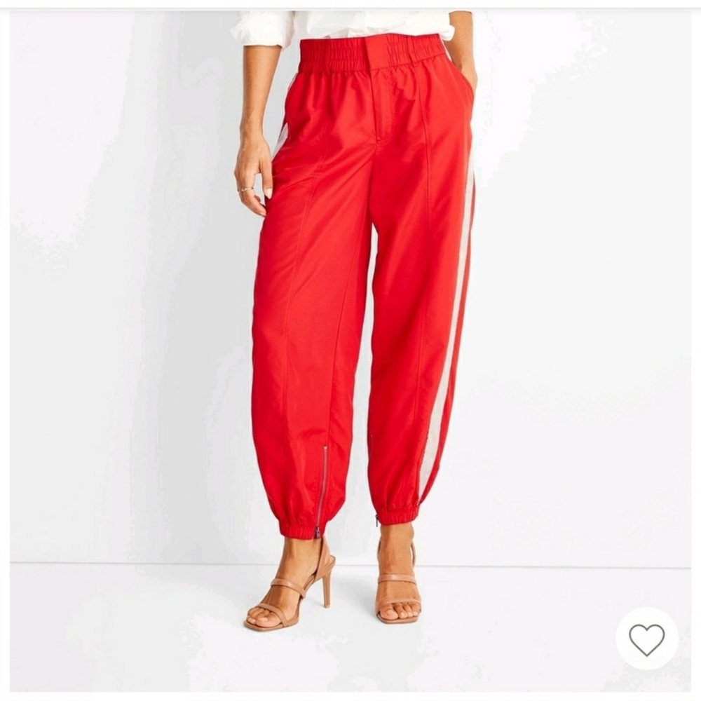 Target x Future Collective red track pants